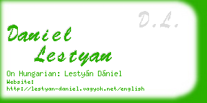 daniel lestyan business card
