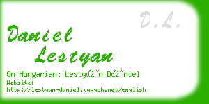 daniel lestyan business card